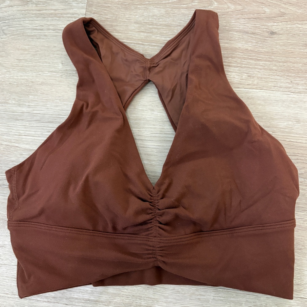Aritzia Golden Butter Volley Sports Bra